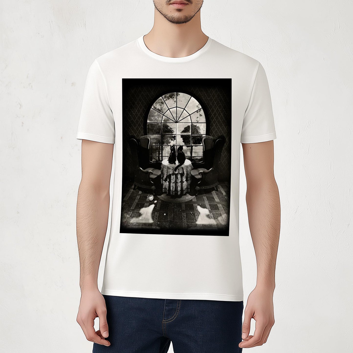 Surreal Skull Illusion Shirt: Great Gift for Creative Souls