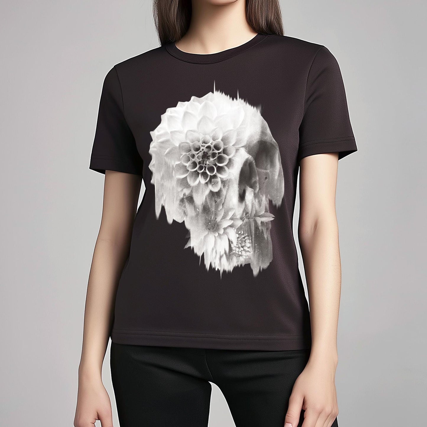 Authentic Skull Unisex T-shirt, Bold Skull Design Shirt Gift