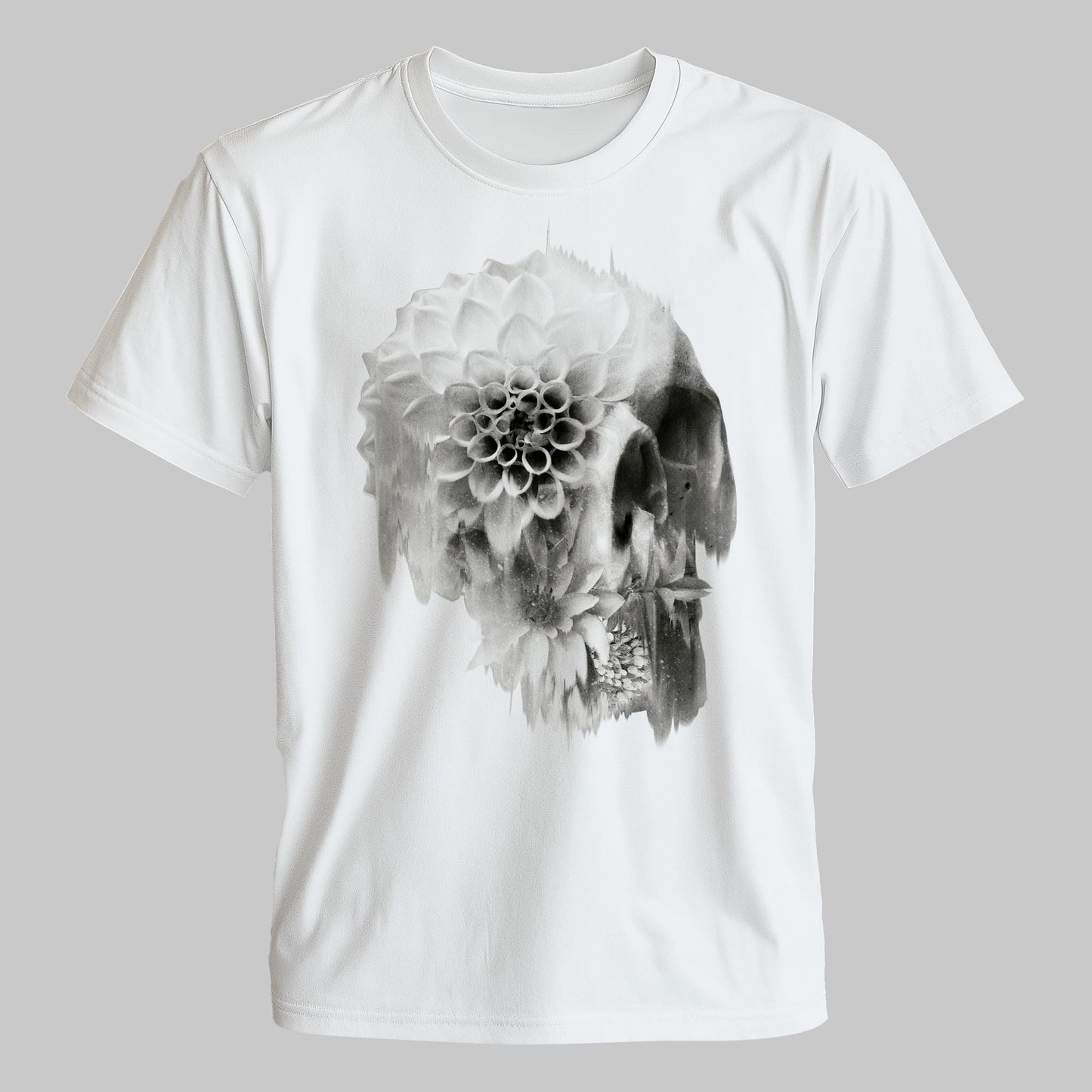 Authentic Skull Unisex T-shirt, Bold Skull Design Shirt Gift