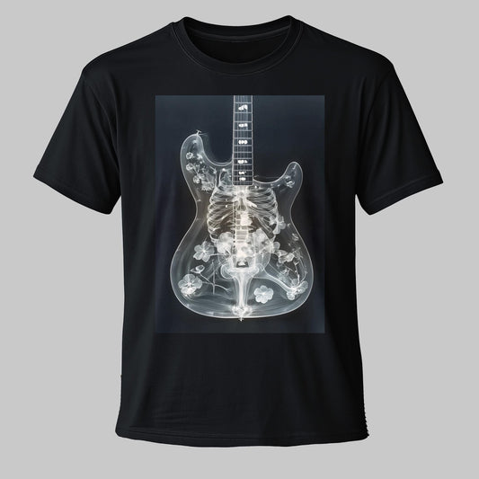 Guitar Unisex T-shirt, Unique Art Tshirt Gift, Music Inspired Clothing