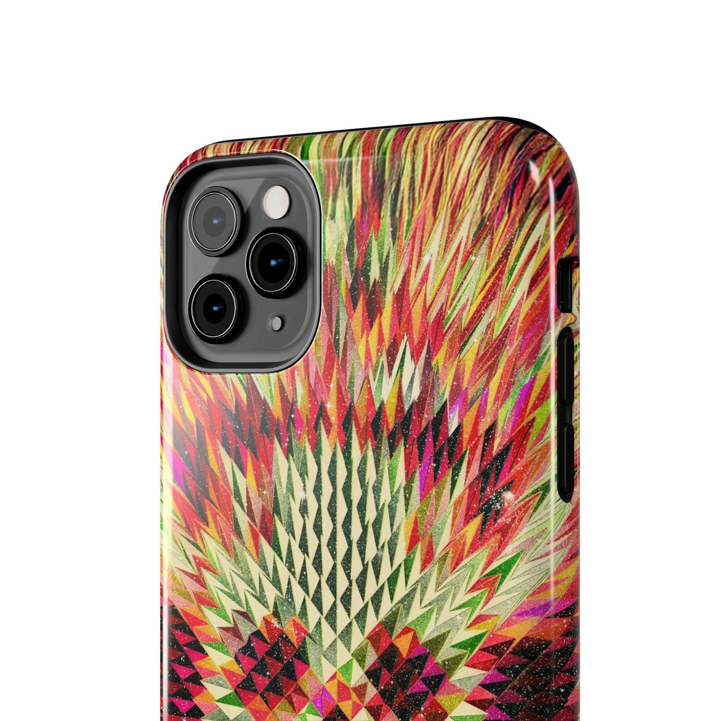 Colorful Skull Tough Phone Cases, Colorful Abstract Art, Skull iPhone Case, Protective Cover, Unique Phone Accessories