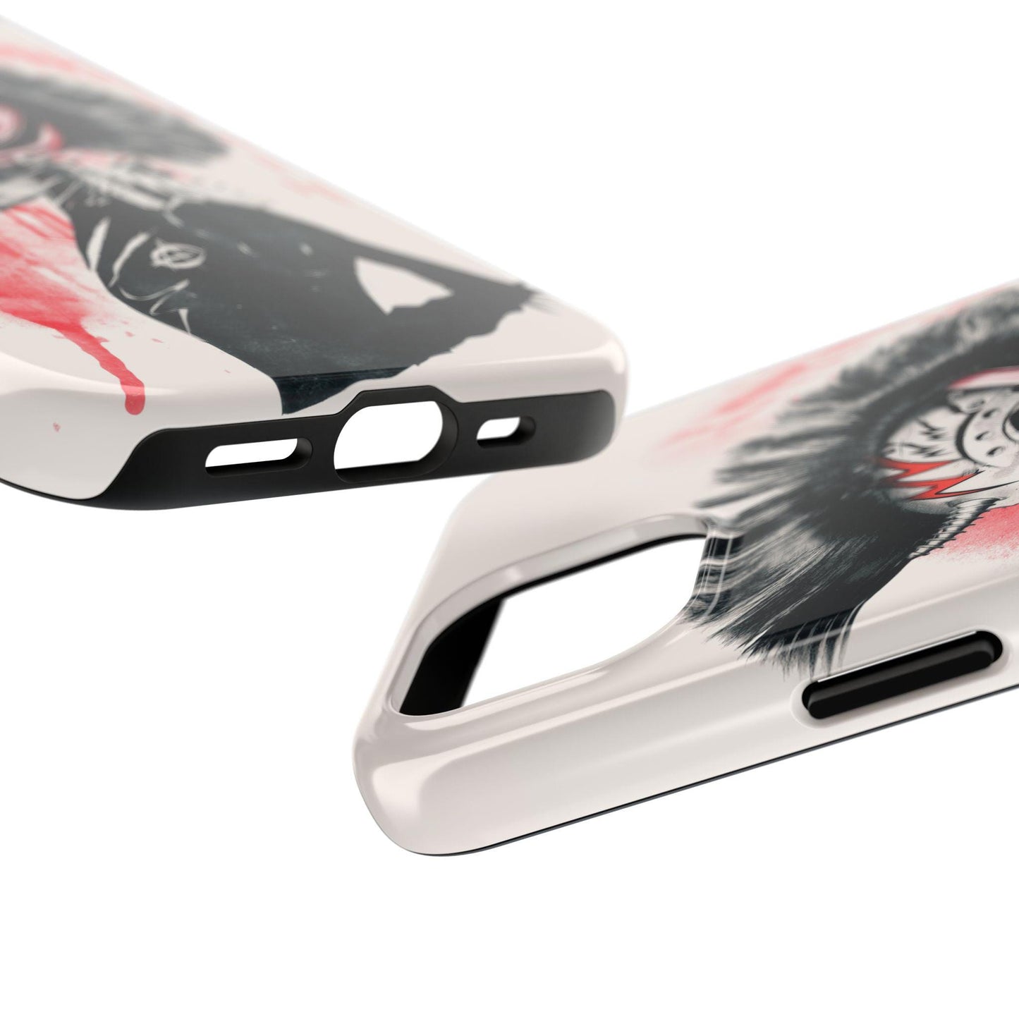 Punk Skull Phone Case, Music Phone Cover, Tough Phone Sleeve, Sugar Skull Art, Halloween Gift