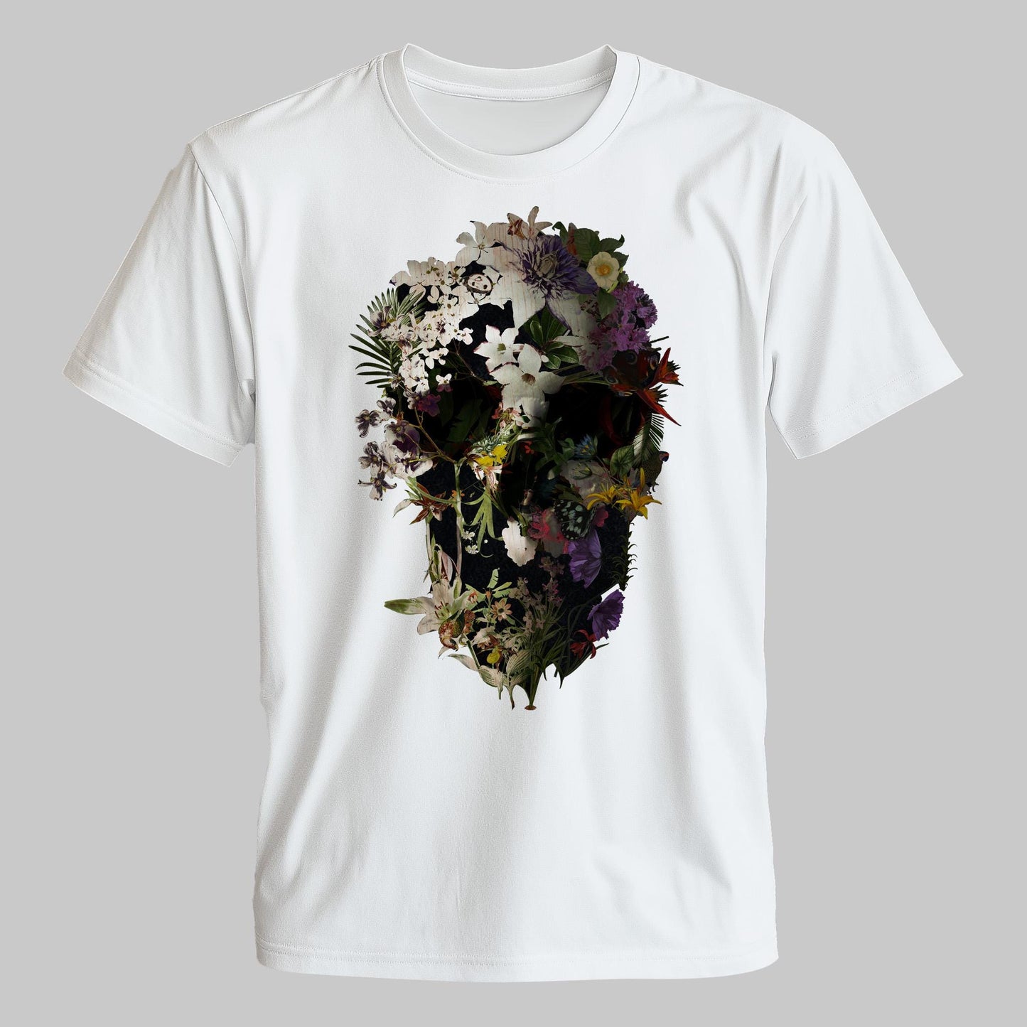 Spring Skull Unisex T-shirt, Original Skull Art Gift