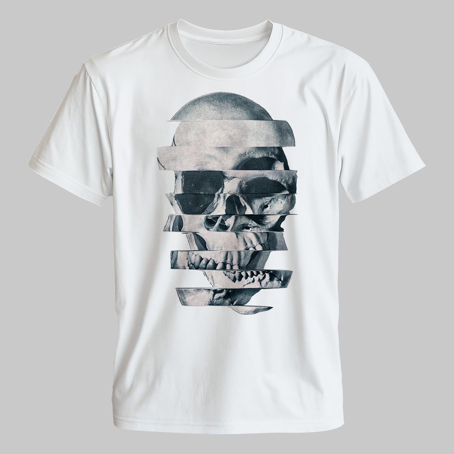Skull Unisex T shirt, Abstract Skull Clothing Gift