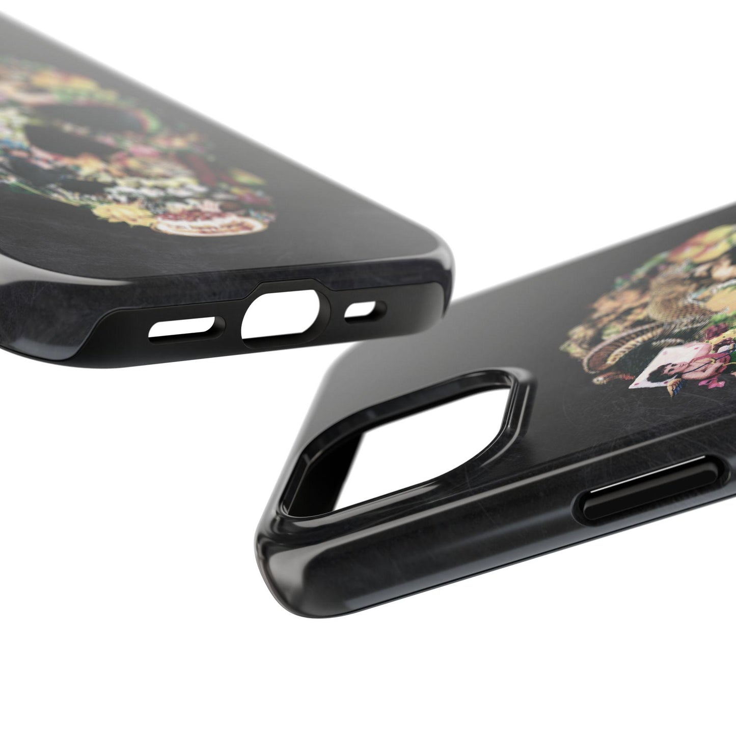 Abstract Skull Tough Phone Cases, Colorful Skull Art, iPhone Case, Protective Cover, Unique Phone Accessories