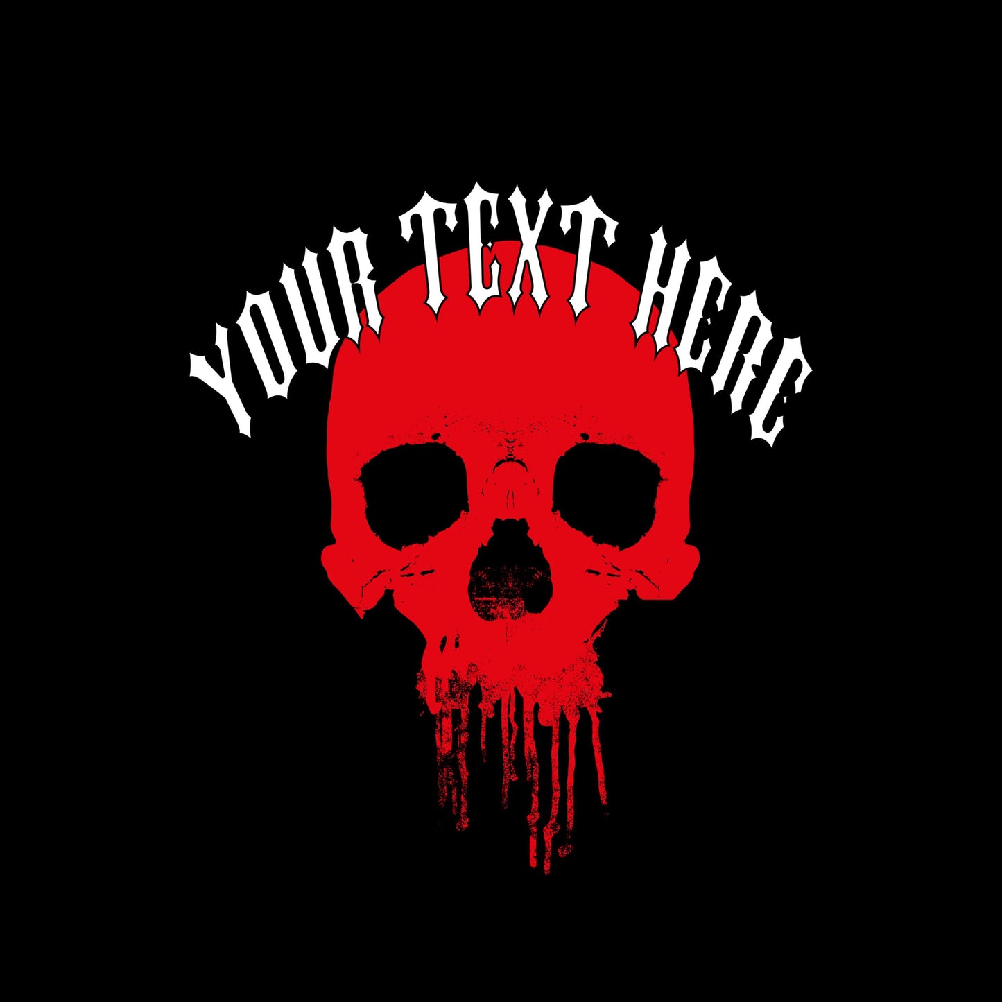 Custom Skull Hood Decal, Personalized Skull Car Hood Sticker, Gothic Skull Hood Art Gift, Skull Decal